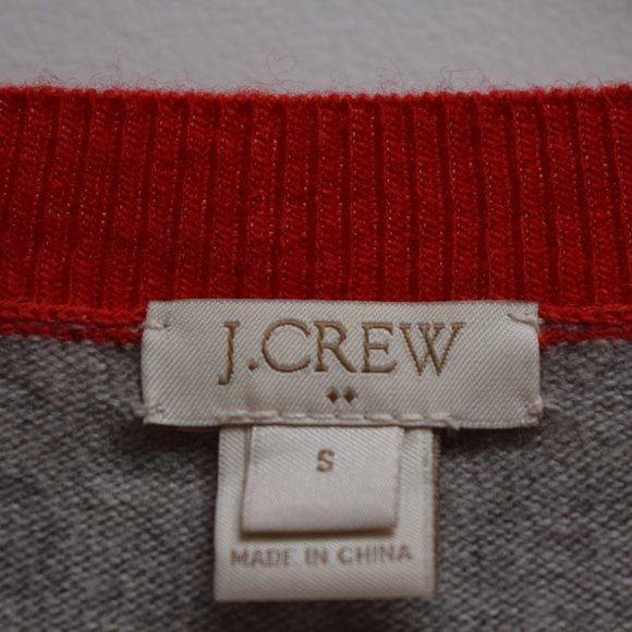 J. Crew Color-Block V-Neck Sweater in Women's S - Picture 4 of 14